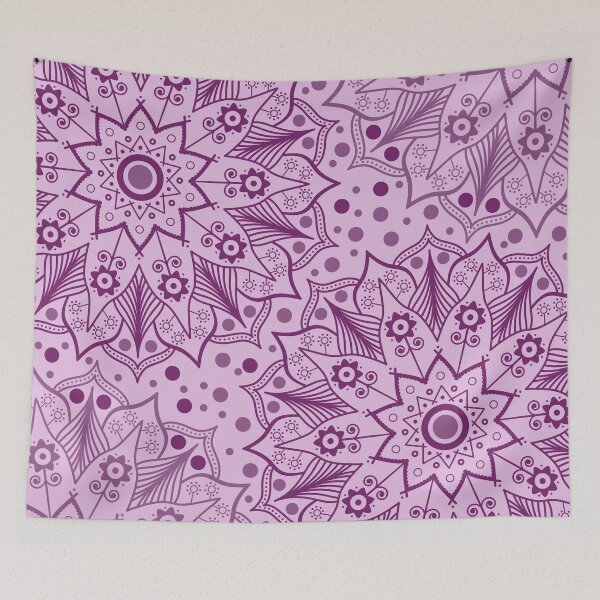 Item preview, Pink and Purple Mandala Pattern - Cute designed and sold by humnoo.