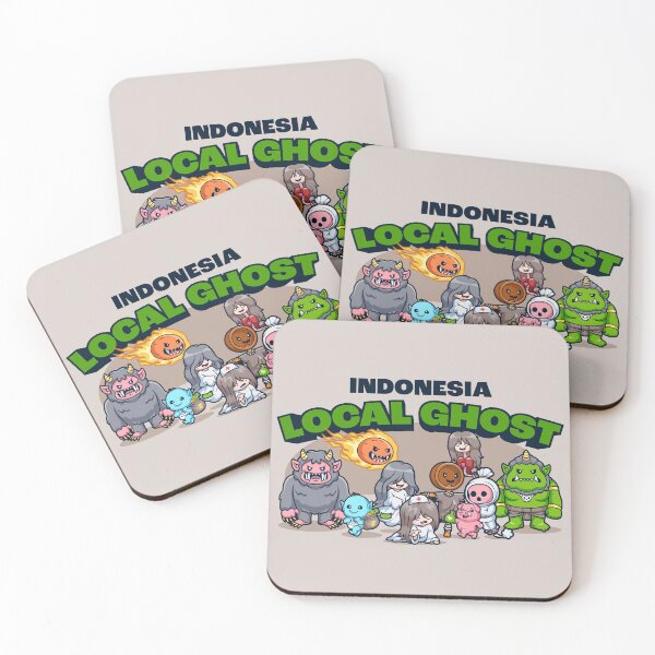 Item preview, Whimsical Wraith: Cute Indonesian Local Ghost Cartoon Vector Icon" designed and sold by hjian8219.