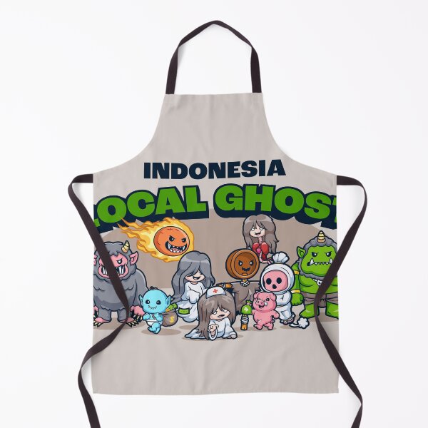 Item preview, Whimsical Wraith: Cute Indonesian Local Ghost Cartoon Vector Icon" designed and sold by hjian8219.
