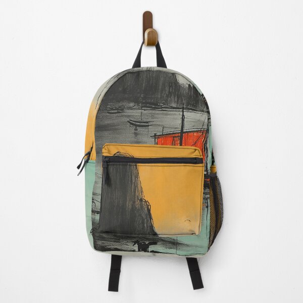 Item preview, Halong Bay city colorful travel vintage graphic designed and sold by wonderfulpark.