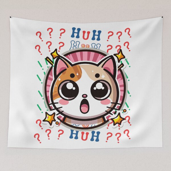 Item preview, Huh? Cat Meme designed and sold by Ruthrasankar.