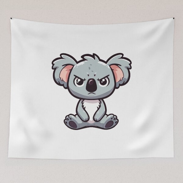 Item preview, Serious Koala: A Pensive Portrait designed and sold by Colorful Dreams.
