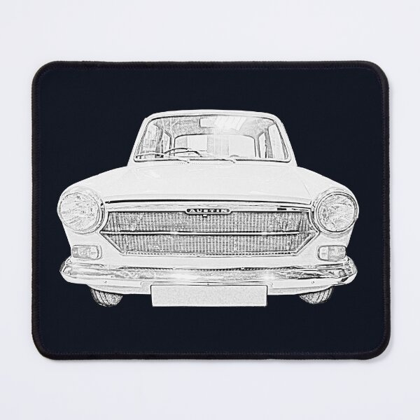 Item preview, Austin 1100 1960s classic car monochrome designed and sold by soitwouldseem.