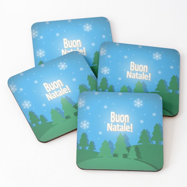 Item preview, buon natale alberi designed and sold by ZiphGames.