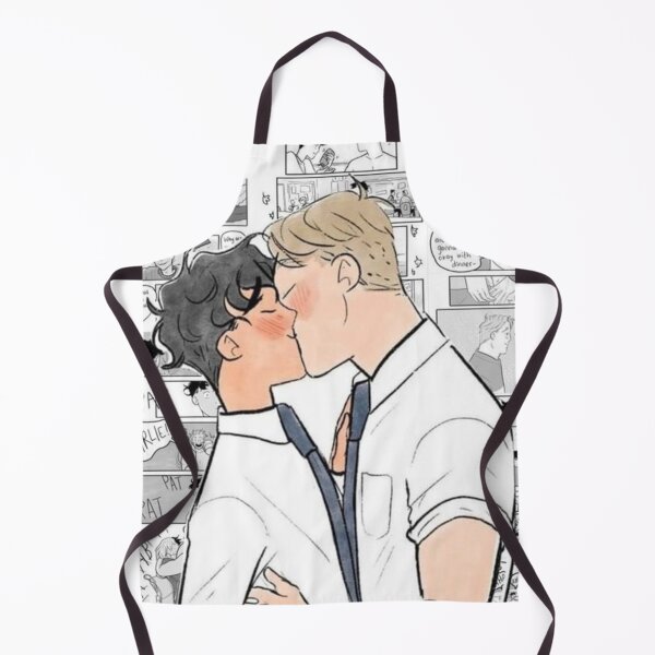 Item preview, Heartstopper cartoon sketch - Charlie and Nick designed and sold by JaimyE.