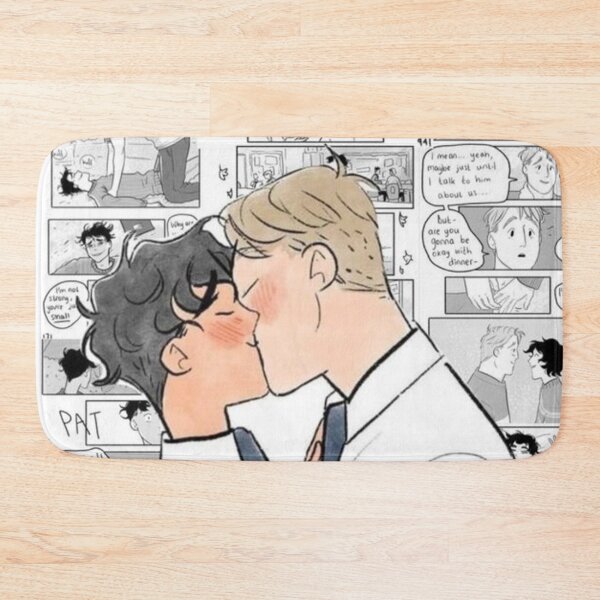 Item preview, Heartstopper cartoon sketch - Charlie and Nick designed and sold by JaimyE.