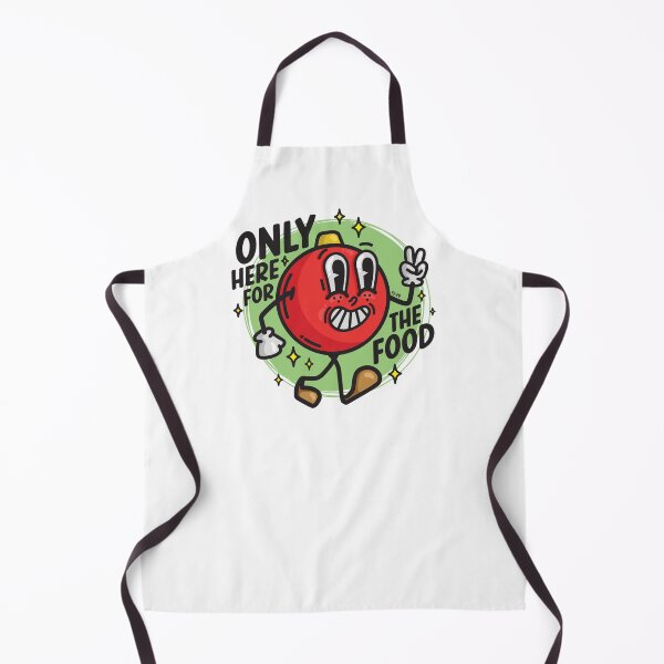 Item preview, Retro Ornament - Only here for the food (Green Background) designed and sold by ts-eg.