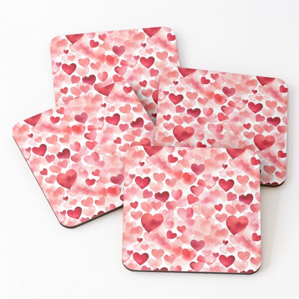 Item preview, Red Heart Watercolor Valentine's Day designed and sold by graphicmeyou.