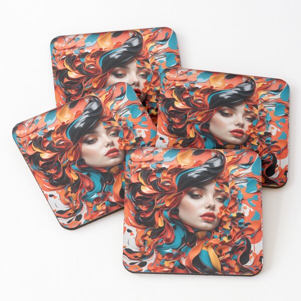 Item preview, Chromatic Rebellion: Unconventional Fashion Art designed and sold by AmazingLab.
