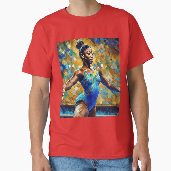 Item preview,  "Simone Biles: Artistic Gymnastics Champion in Action" designed and sold by Artisticanvas.