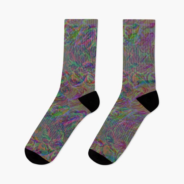 Aperçu de l'œuvre Motif psychédélique Trippy Hippy Vibes Groovy Art abstrait créée et vendue par LamarrDreams13.