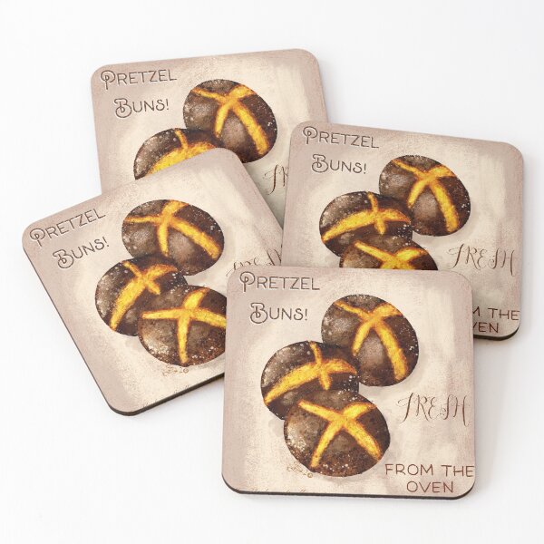Item preview, Fresh Pretzel Buns from the Bakery designed and sold by LillyUndercroft.