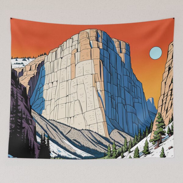 Item preview, Mount El Capitan Orange Sky designed and sold by Secondearth.