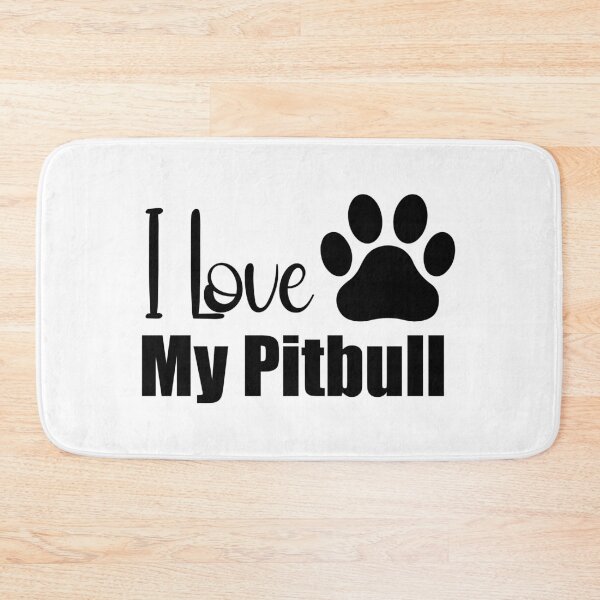 Item preview, I Love My Pitbull Bumper designed and sold by package11.