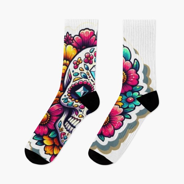 Item preview, Shiny Diamond Eyes Los Muertos Stickers designed and sold by OlaMarket.