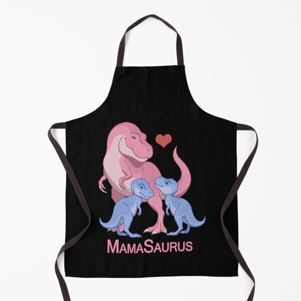 Item preview, MamaSaurus Mommy & Twin Baby Boy T-Rex Dinosaurs designed and sold by SpeedyPrints.