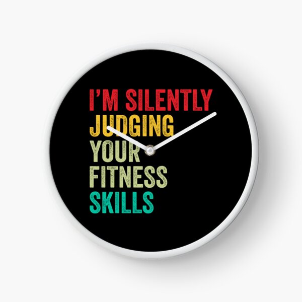 Item preview, Fitness Lovers Gift, Funny I'm Silently Judging Your Fitness Skills designed and sold by vzrnmichsudops.