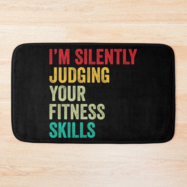 Item preview, Fitness Lovers Gift, Funny I'm Silently Judging Your Fitness Skills designed and sold by vzrnmichsudops.