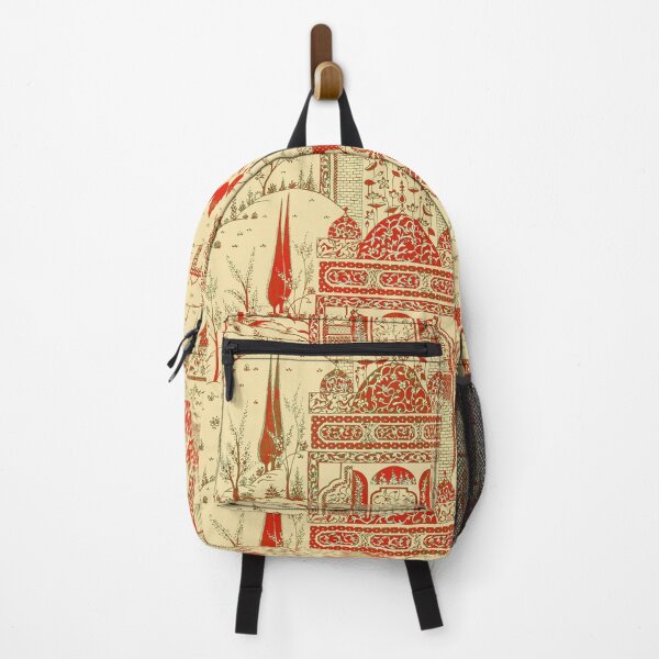Item preview, Indian miniature inspired design, red and cream  designed and sold by MoisOneOffs.