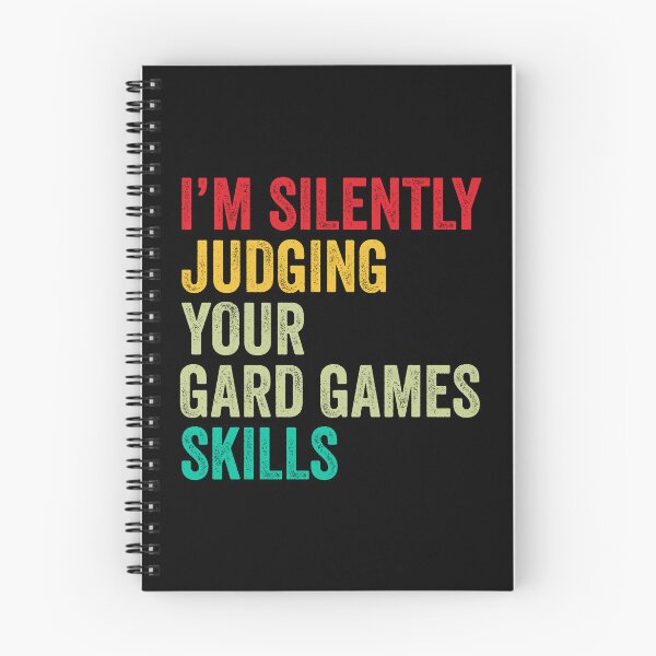 Item preview, Gard games Lovers Gift, Funny I'm Silently Judging Your Gard games Skills designed and sold by vzrnmichsudops.