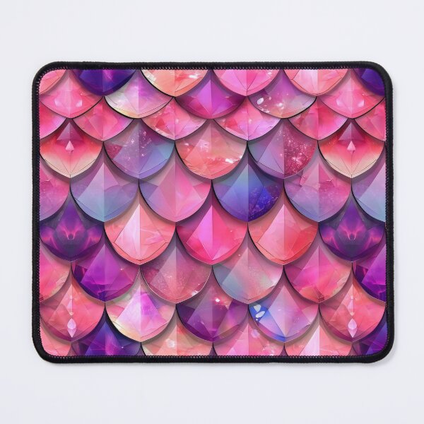 Item preview, Pink And Purple Gems Scales Pattern designed and sold by SweetClicks123.