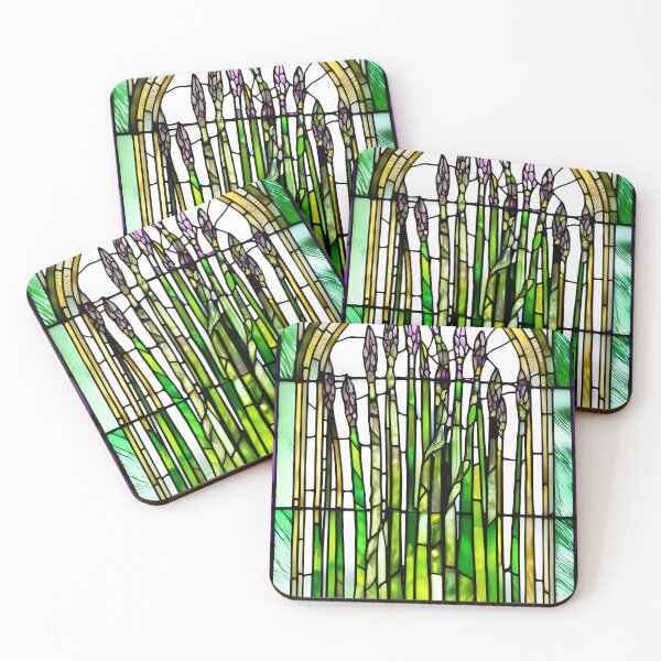 Item preview, Stained Glass Asparagus Art designed and sold by Chardo55.