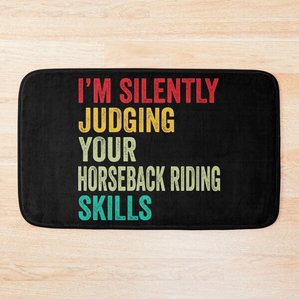 Item preview, Horseback Riding Lovers Gift, Funny I'm Silently Judging Your Horseback Riding Skills designed and sold by vzrnmichsudops.