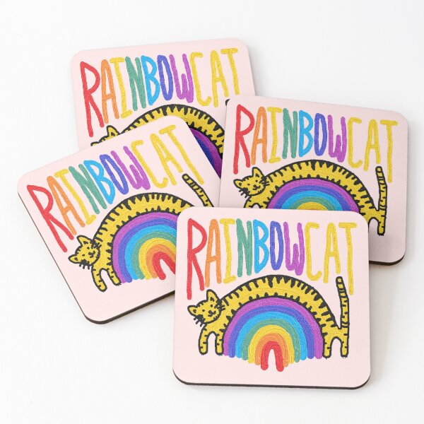 Item preview, rainbow cat designed and sold by zzzozzo.