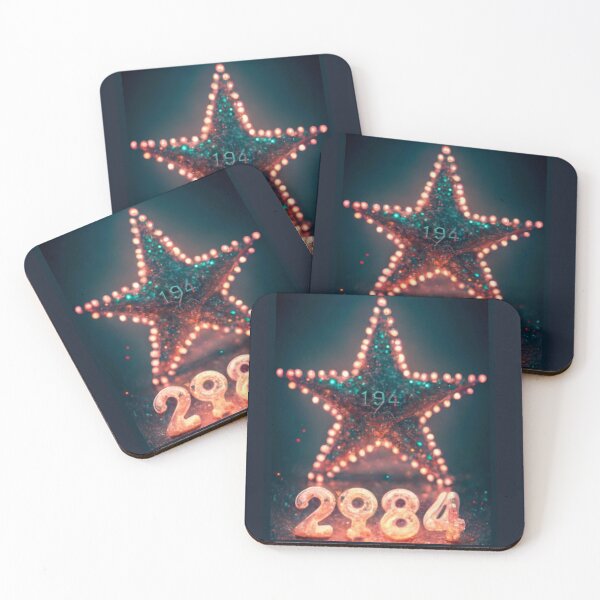 Item preview, Glitter stars with lights, and numbers with date of birth. designed and sold by Ewa Stęplewska.