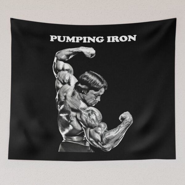 Item preview, Pumping Iron. Arnold Schwarzenegger Fan art. designed and sold by HuzaifaNaveedh.