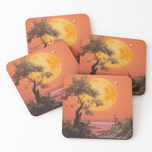 Item preview, 2 Experience the beauty of transience: Lonely palm tree in the evening glow on a picturesque tropical beach designed and sold by coserkan.