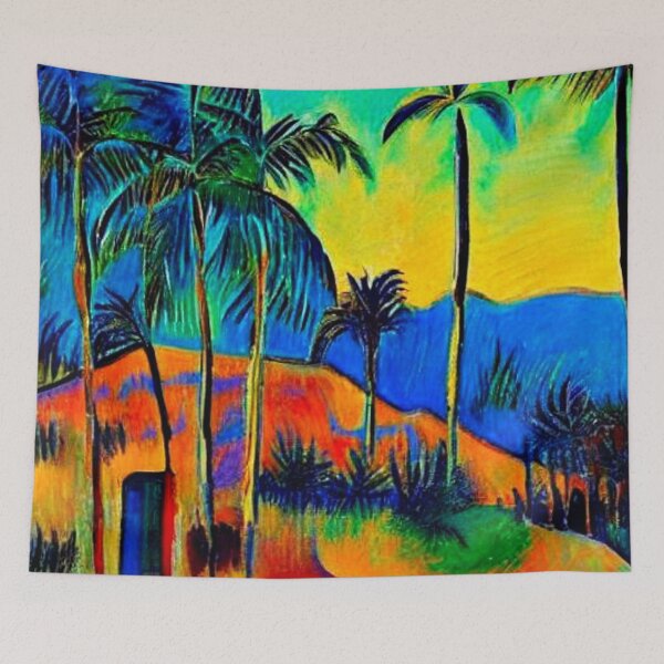 Item preview, Shelter among Palms 1 designed and sold by George Hutton Hunter.