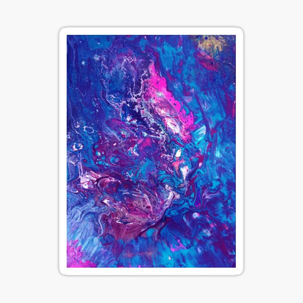 Deep Blue Sticker