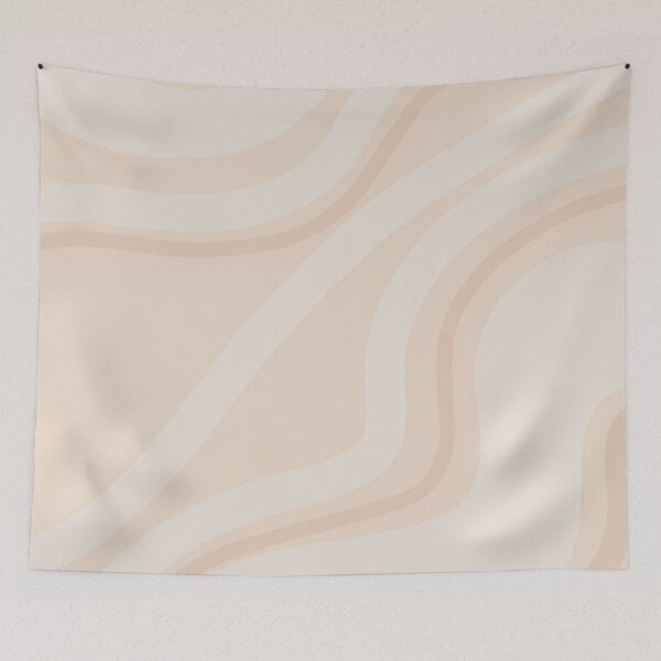 Item preview, abstract beige line designed and sold by imkaa.