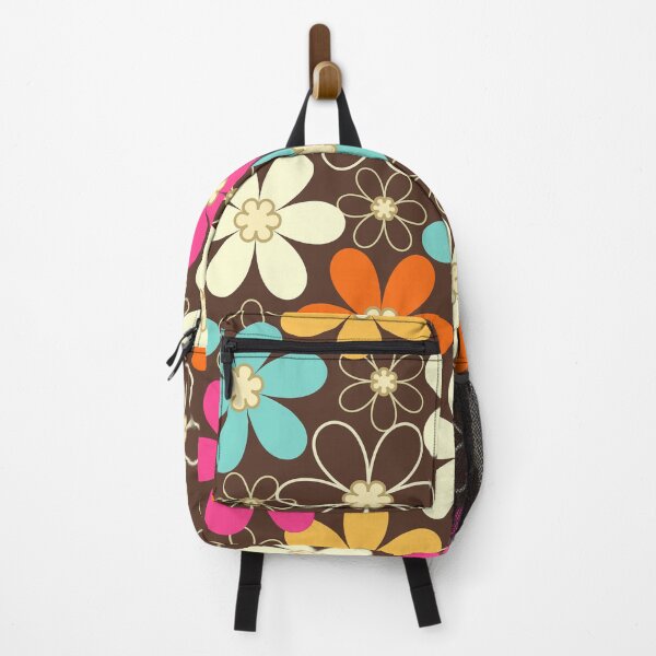 Item preview, Retro Floral Fiesta Vibrant 70s Bloom designed and sold by MidModMaison.