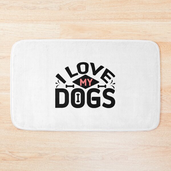 Item preview, I Love My Dogs Bumper designed and sold by package11.