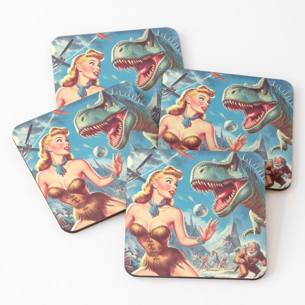Item preview, Vintage Pre Historic Pulp designed and sold by PulpVintage.