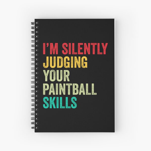 Item preview, Paintball Lovers Gift, Funny I'm Silently Judging Your Paintball Skills designed and sold by vzrnmichsudops.