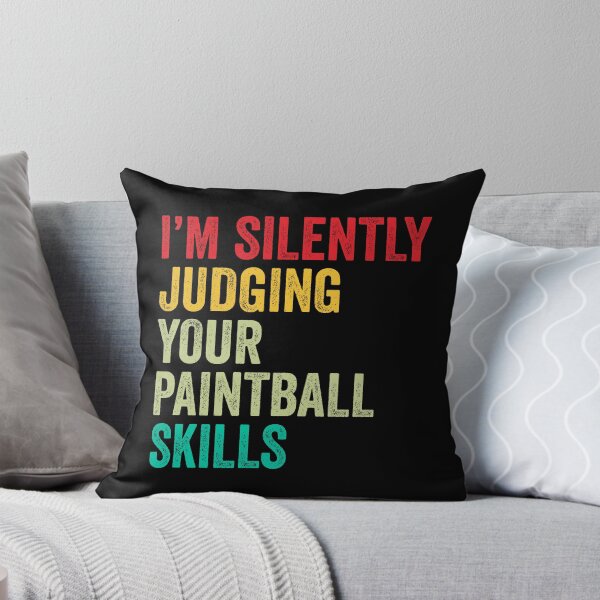 Item preview, Paintball Lovers Gift, Funny I'm Silently Judging Your Paintball Skills designed and sold by vzrnmichsudops.