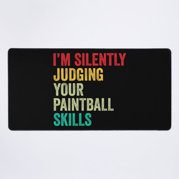 Item preview, Paintball Lovers Gift, Funny I'm Silently Judging Your Paintball Skills designed and sold by vzrnmichsudops.