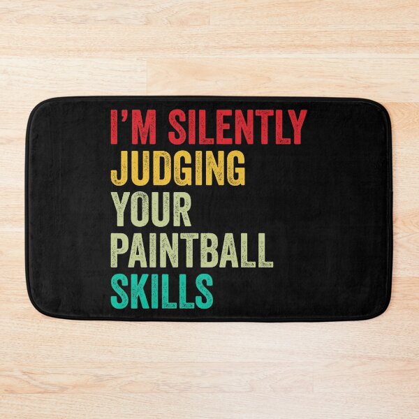 Item preview, Paintball Lovers Gift, Funny I'm Silently Judging Your Paintball Skills designed and sold by vzrnmichsudops.