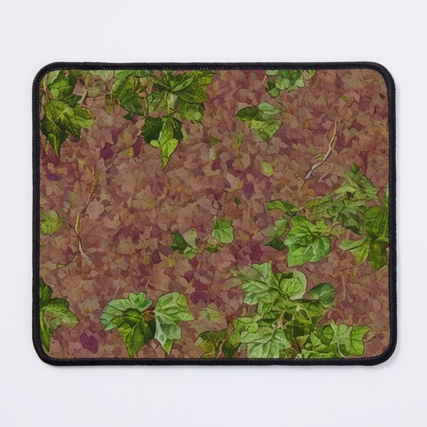 Item preview, Poison Ivy On Ground Pattern - Green And Brown Leaves Décor designed and sold by SassyArtistry.