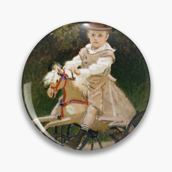Item preview, Jean Monet on His Hobby Horse (1872) | Monet | Contrast designed and sold by Oliveirallan.