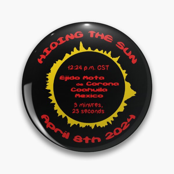 Item preview, Hiding the sun (eclipse 2024) - Ejido Mota de Corona, Mexico designed and sold by SolidEarthArt.