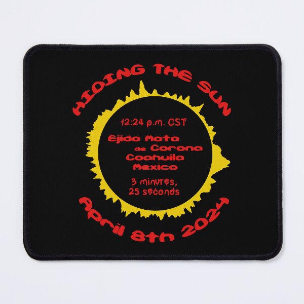 Item preview, Hiding the sun (eclipse 2024) - Ejido Mota de Corona, Mexico designed and sold by SolidEarthArt.