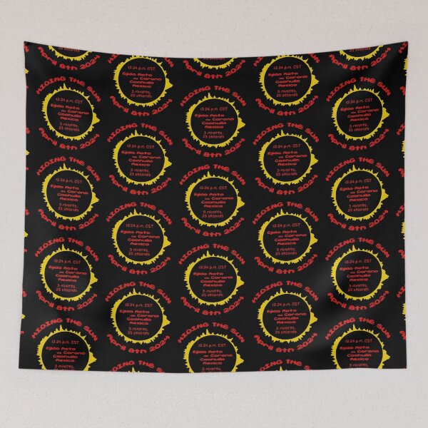 Item preview, Hiding the sun (eclipse 2024) - Ejido Mota de Corona, Mexico designed and sold by SolidEarthArt.