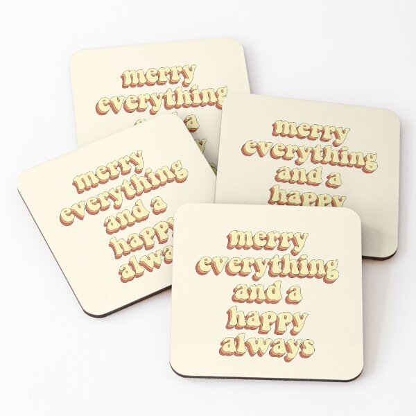 Item preview, Merry everything and a happy always designed and sold by lanynx design.