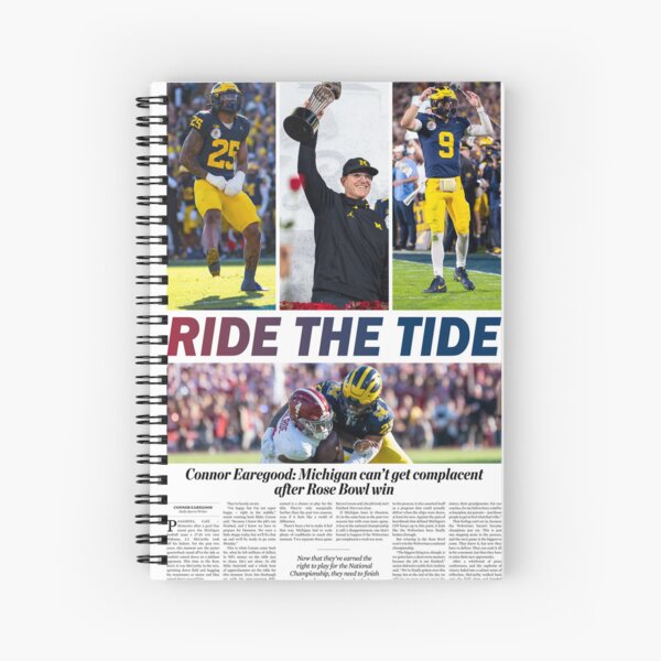 Aperçu de l'œuvre The Michigan Daily Sports lundi 03/01/24 (Rose Bowl) créée et vendue par michigan-daily.
