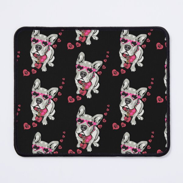 Item preview, Gray Pitbull Cute Dog Lover Paw Print Hearts Valentines designed and sold by Cute & Sassy Custom Gifting Boutiques.