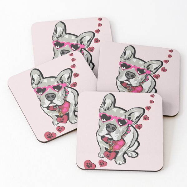 Item preview, Gray Pitbull Cute Dog Lover Paw Print Hearts Valentines  designed and sold by Cute & Sassy Custom Gifting Boutiques.